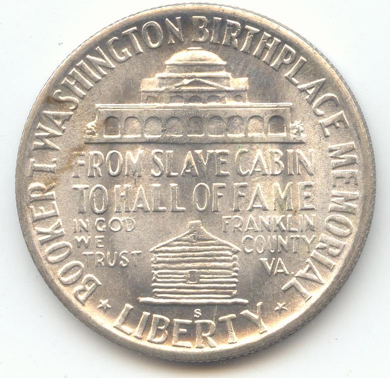 1946 S Commemorative Booker T. Washington Half Dollar Choice Brilliant Uncirculated