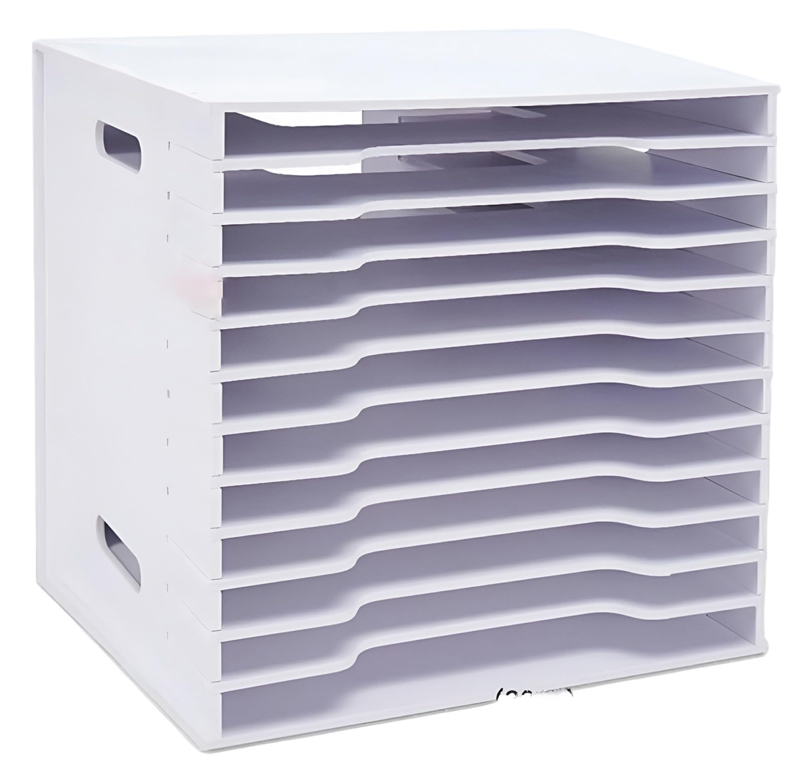 A3 Paper Storage Shelf, Stackable Design with 12 Shelves, Ideal for Organizing and Storing A3 Paper, Durable and Space-Saving Solution