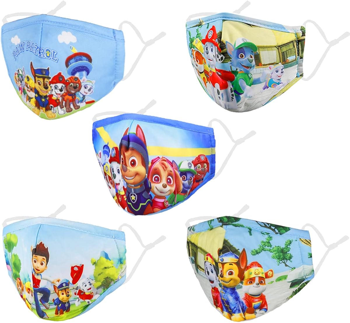 Alldriey Washable Reusable Kids Face Mask, Cloth Cotton Madks Facemask for Kid Boy Girl Gift