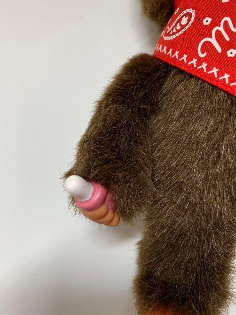 2002年発売 ポキポキ モンチッチ バンダナ赤 男の子 3430 バンダナ 男子