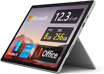 Amazon | 【整備済み品】 マイクロソフト Surface Pro 7+ □ 12.3型