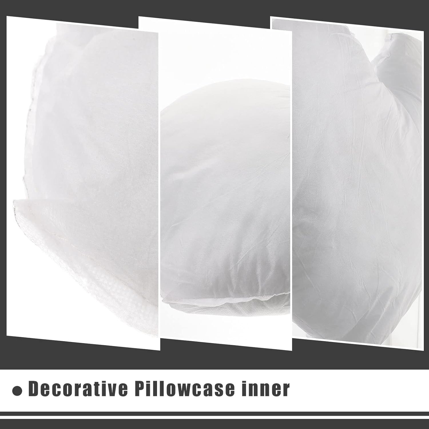 LIFKOME Throw Pillow Inserts Heart Shaped Cushion Inner Decorative Pillow Stuffer Sofa Pillow Inserts for Chair Bed Couch Car Pillow