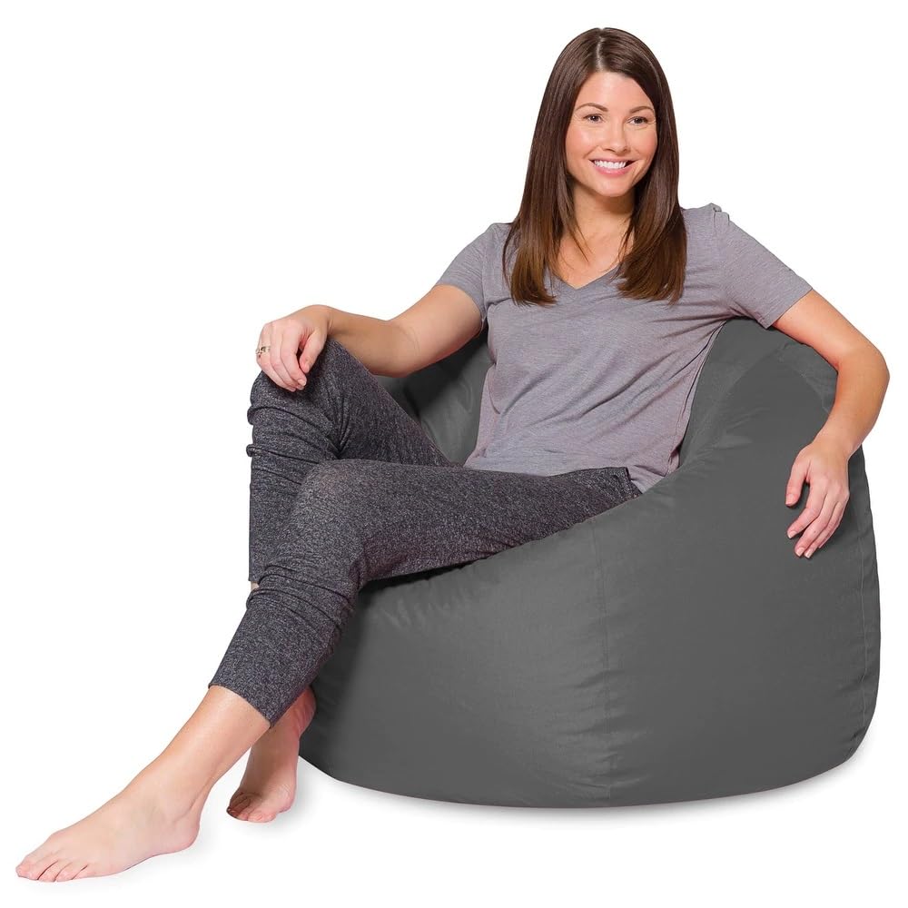 Stylish Extra Large Bean Bag Chair for Adults Kids Teen Toddlers with Removeable Washable Cover 48