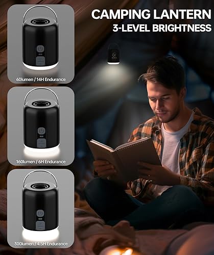 Miniatura 4 de Mini Air Pump for Inflatables, Tiny Electric Air Pump 4.5kPa with Camping Lantern and Magnetic Adsorption,Rechargeable Travel Air Pump for Air