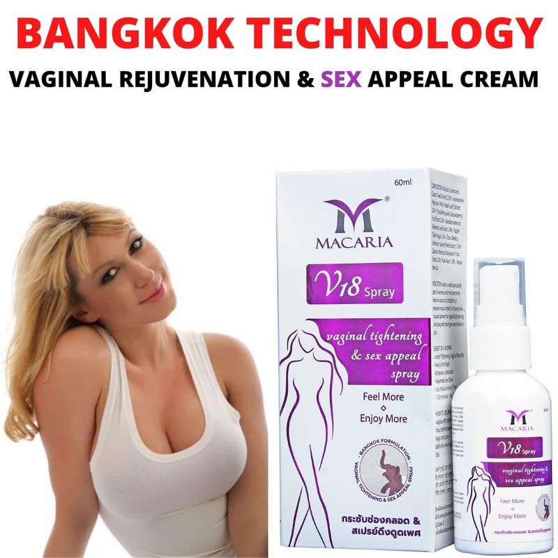 MACARIA Vaginal Pussy Yoni Tightening Shrink Spray for Women Intimate Parts Feminine Care for Porn Actress