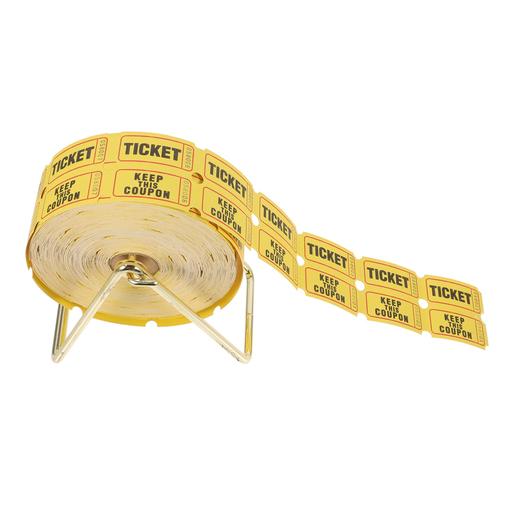 STOBOK Boleto De La Rifa Boletos De Rifa De Papel Entradas Para Eventos Kit Dispensador De Boletos De Rifa Entradas Para Concierto Stand De Boletos De Rifa Boletos a Granel Planchar Largo