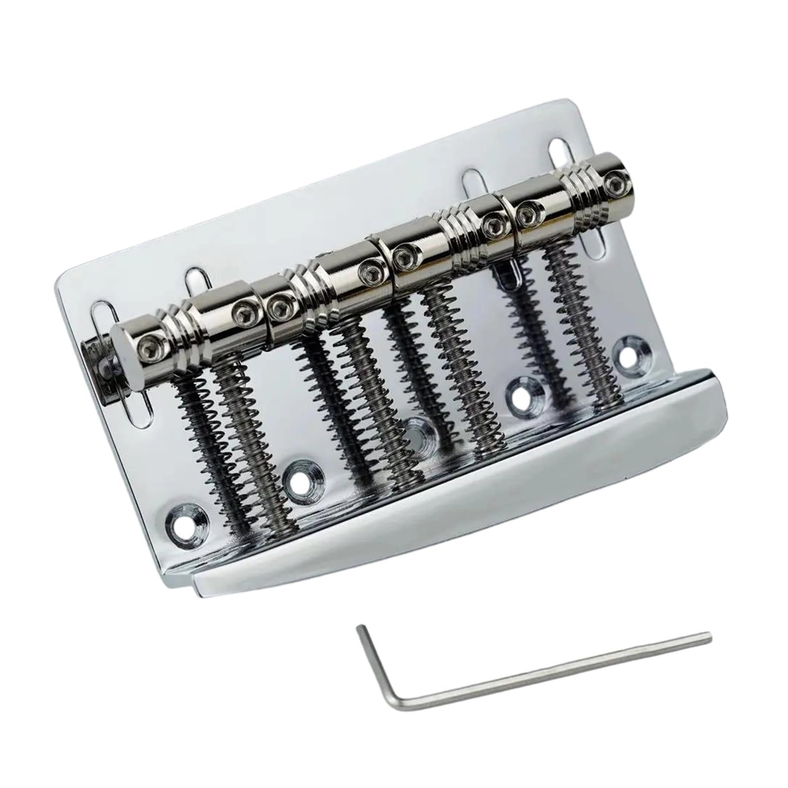 Puente De Bajo Fijo Rígido Cromado De 4 Cuerdas/5 Cuerdas | Puente de guitarra(4 String)