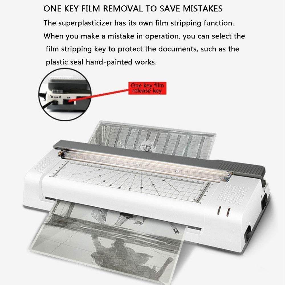 Prasa termiczna, laminator biurowy, mały laminator domowy, szybkie nagrzewanie, odpowiedni do formatu A3/A4/A6