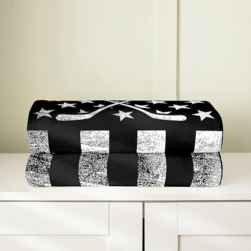 Miniatura 3 de Manta de hockey sobre hielo de 50 x 60 pulgadas manta de juegos deportivos de hockey para niños adolescentes y hombres manta de forro polar de