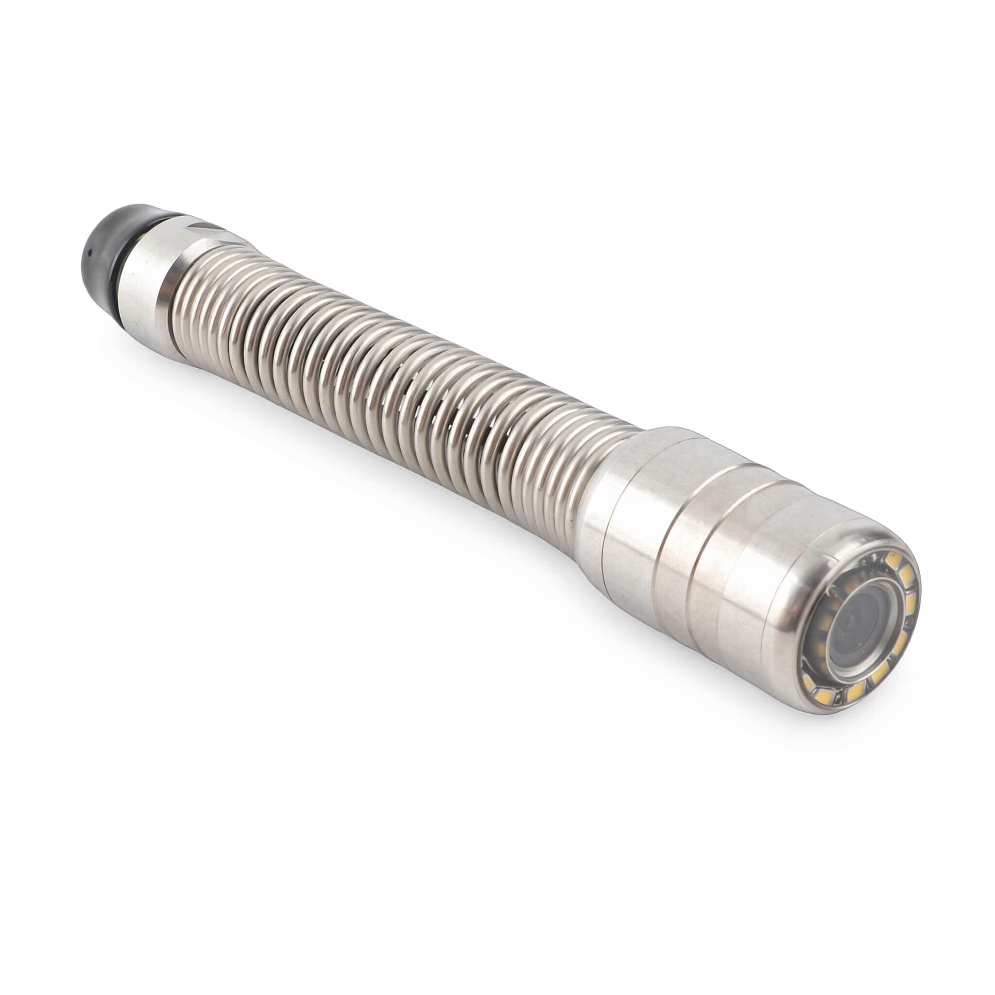 Testa della Telecamera per Ispezione Fognature da 23 Mm, Endoscopio per Scarico Tubi in Acciaio Inossidabile Resistente All'acqua IP68 con 12 Luci LED Regolabili, per Tubi più