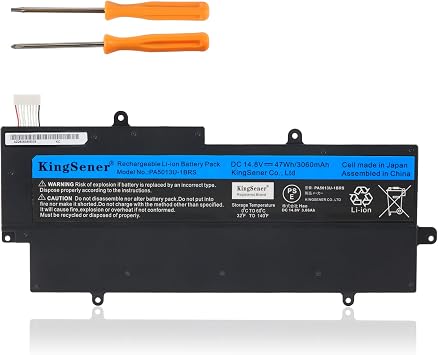 47Wh Battery for Toshiba Portege Z830 Z930 PA5013U 14.8V | for Portege R830 R930 R935 S930 M930 Satellite Z830 Z930, PA5013U PABAS260, Li-ion Replacement