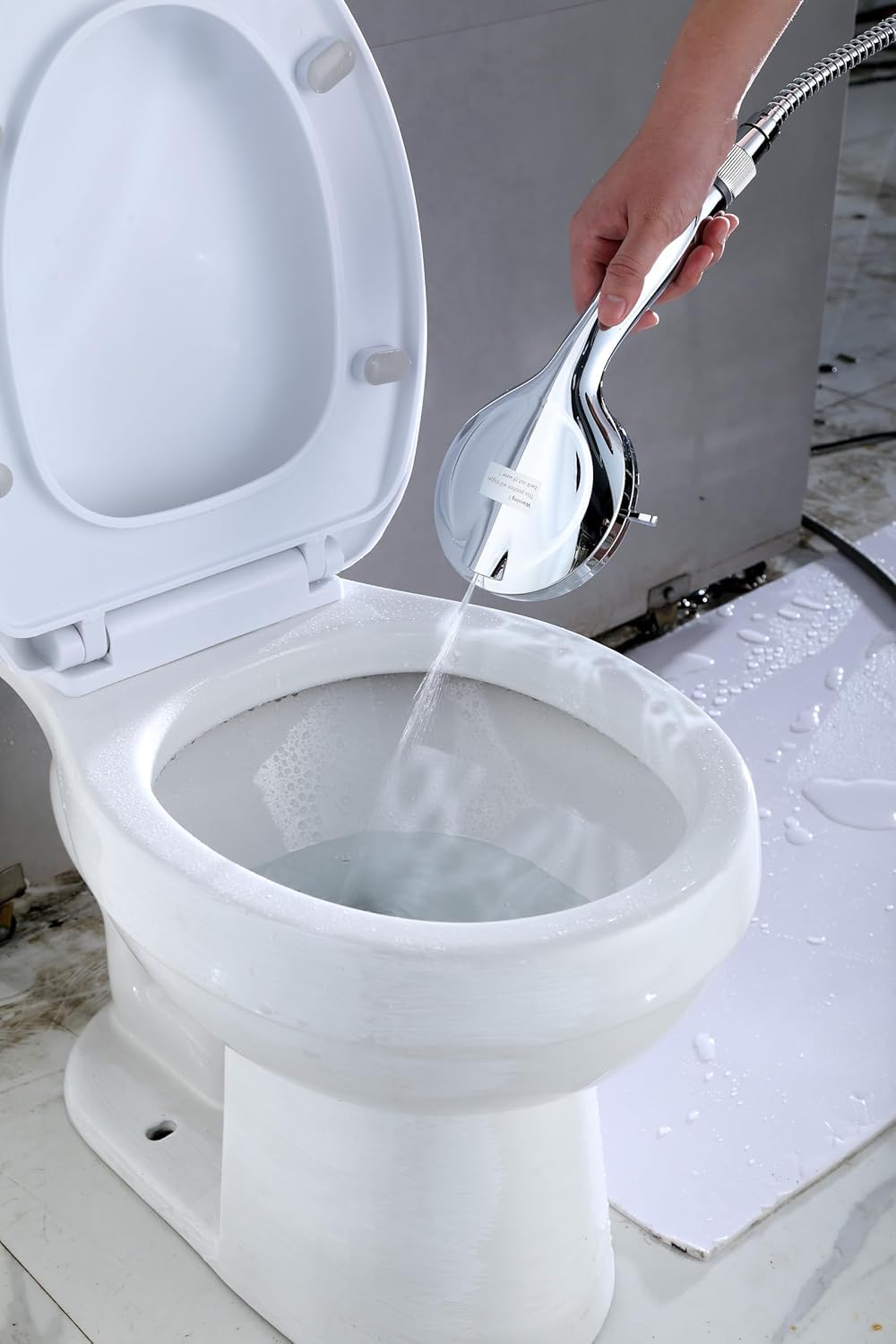 Razime Głowica prysznicowa z deszczownicą 25 cm z ręcznym combo, wysokociśnieniowa, tryb 8+2, wbudowane mycie prądem, chromowana głowica prysznicowa ze stali nierdzewnej z przedłużeniem ramienia 28