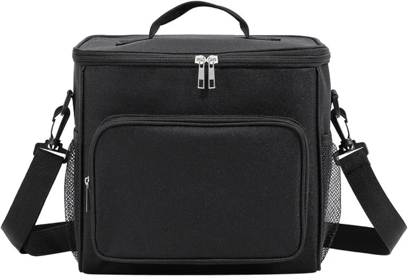 Afwerirc Lonchera con compartimento frontal con cremallera, bolsa térmica aislada de 10.6 L para hombres y mujeres, bolsa de almuerzo a prueba de