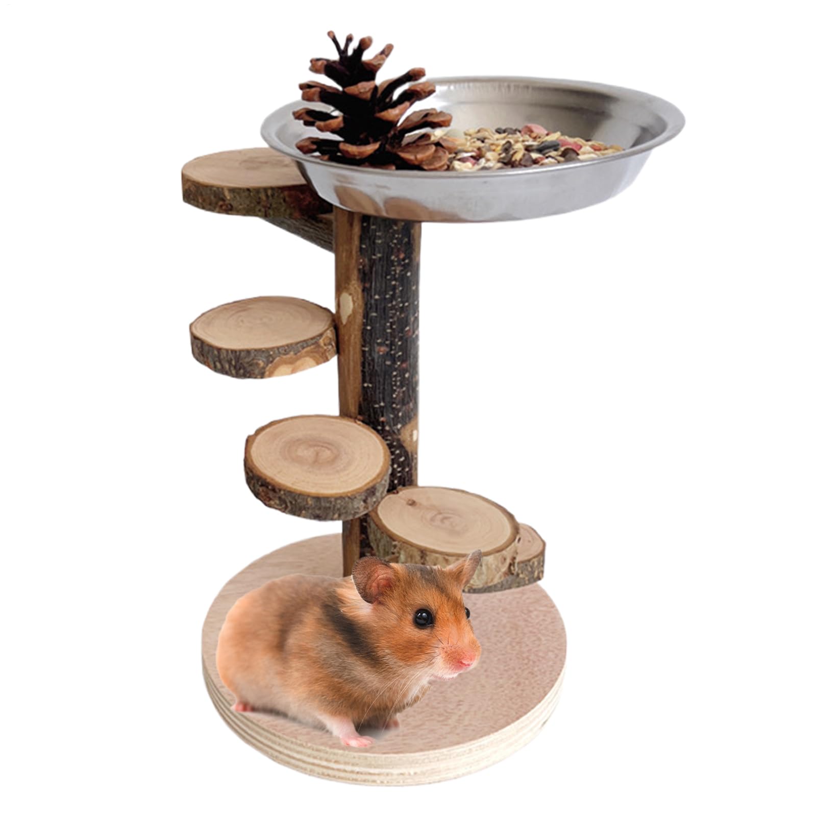 Jouet pour cage à hamster en bois : créez un espace de jeu et d'escalade stimulant