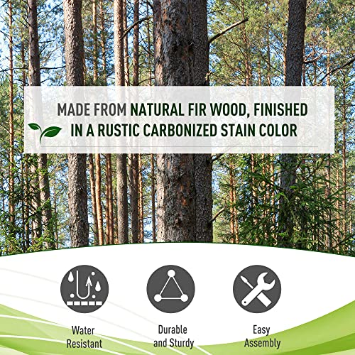 Outsunny-79in-Wooden-Garden-Arbor-Arch-Trellis-with-Classic-Countryside-Style-Pergola-Style-Roof-for-Climbing-Vines-for-Ceremony-Party-Weddings Outsunny 79in Wooden Garden Arbor Arch Trellis with Classic Countryside Style Pergola Style Roof for Climbing Vines for Ceremony Party Weddings