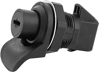 Door Lock,Shed Lock,Gate Lock for Wooden Gate Storage Box,Door Lock 1 Set Locking Push Button Latch for Marine Boat Radio Box, Tool Box, Electronic Box, Motorcycle Glove Box Lock