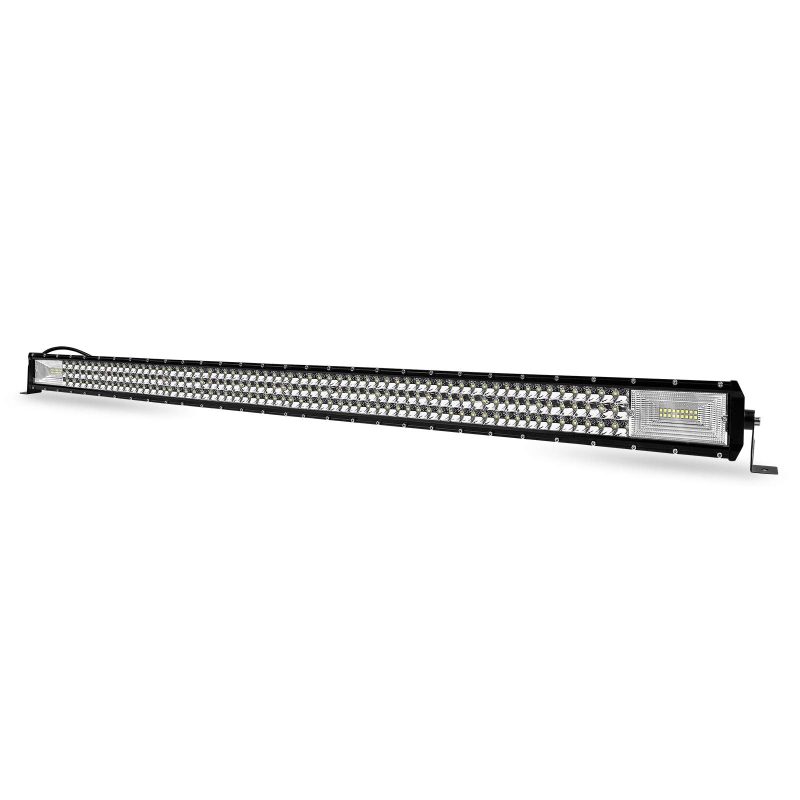 Froadp 675W LED Barra de Luces de Trabajo, Faros de Coche, IP67 Luz Auxiliar Impermeable Fila, Dispositivo de Iluminación Adicionales Seguras y que Ahorran Energía para SUV LKW UTV(1330x80x70mm)