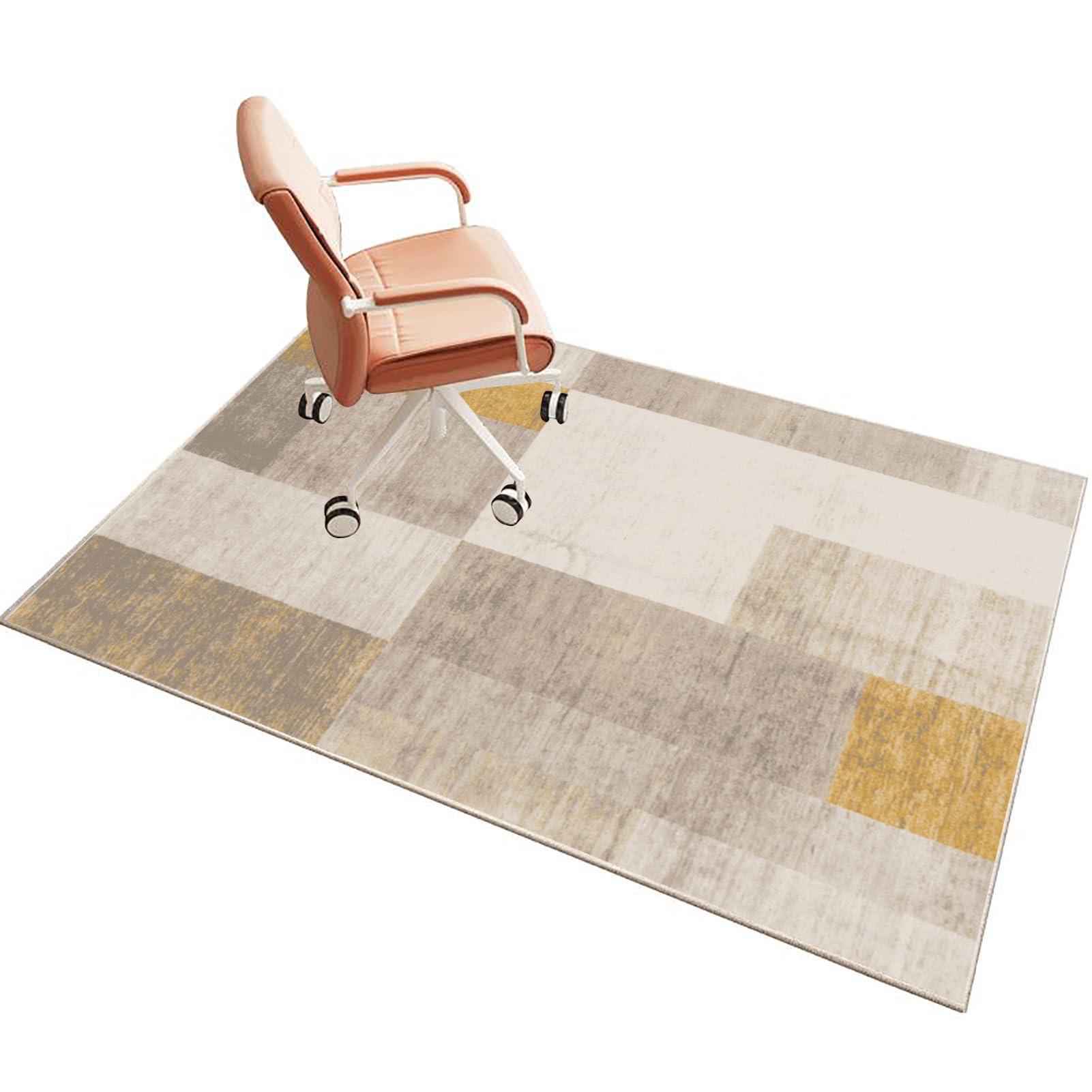 Office Gaming Chair Mat for Hard Floor, Computer Floor Mat for Carpet, Office Chair Carpet Protector Mat Carpeted Floor, Office Chair Rug Protector for Rolling Chair, Desk Chairmats 140 x 160 cm