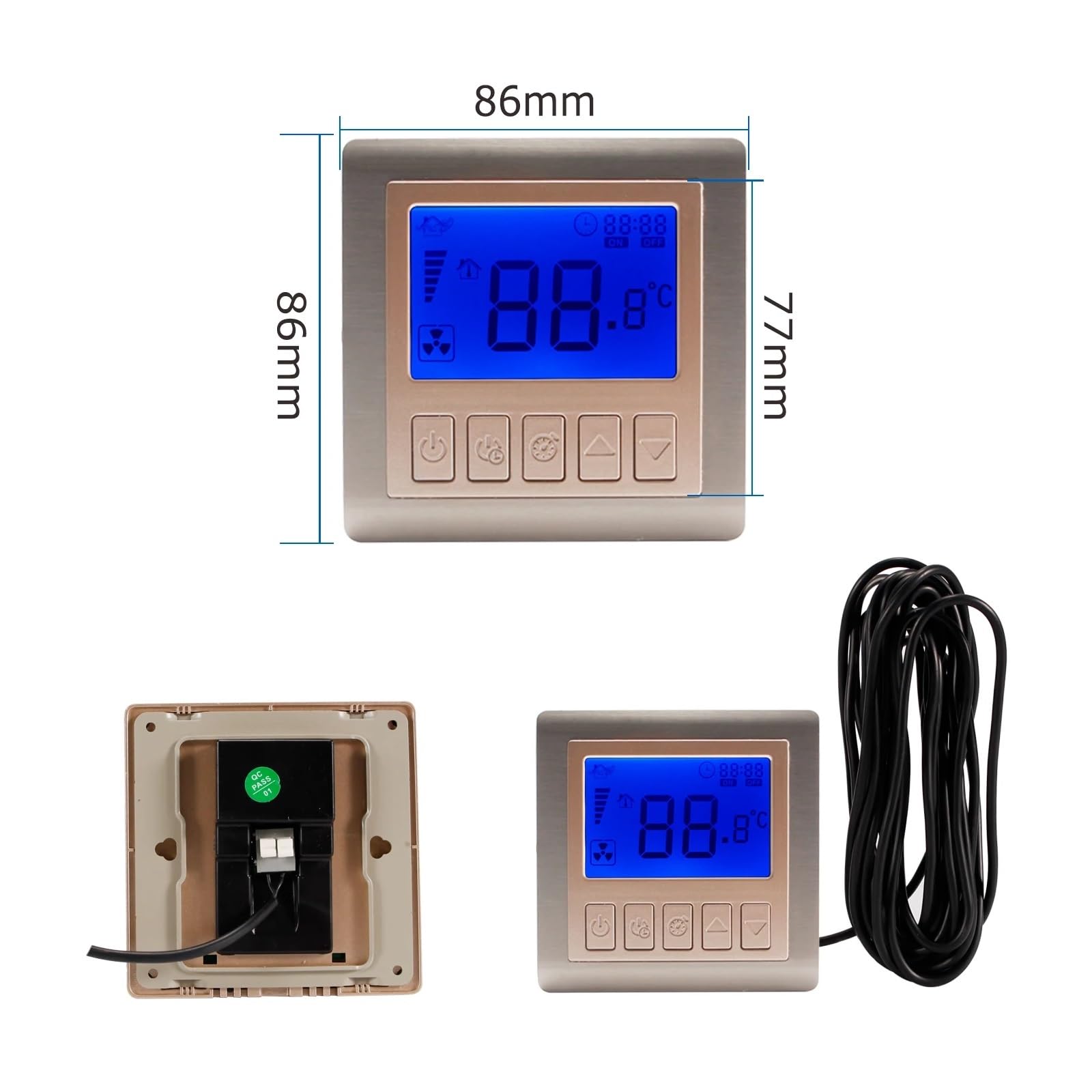 Ventilatore Ventilatore For Condotto In Linea Con Estrattore Timer Da 5 Pollici Con Ventilazione Di Scarico 'aria Con Controller Smart Switch