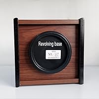 Vista 6 de Rotating remote control holder, pen holder for desk,Wooden remote storage Organizer,TV remote control caddy@YCL872R Pen container