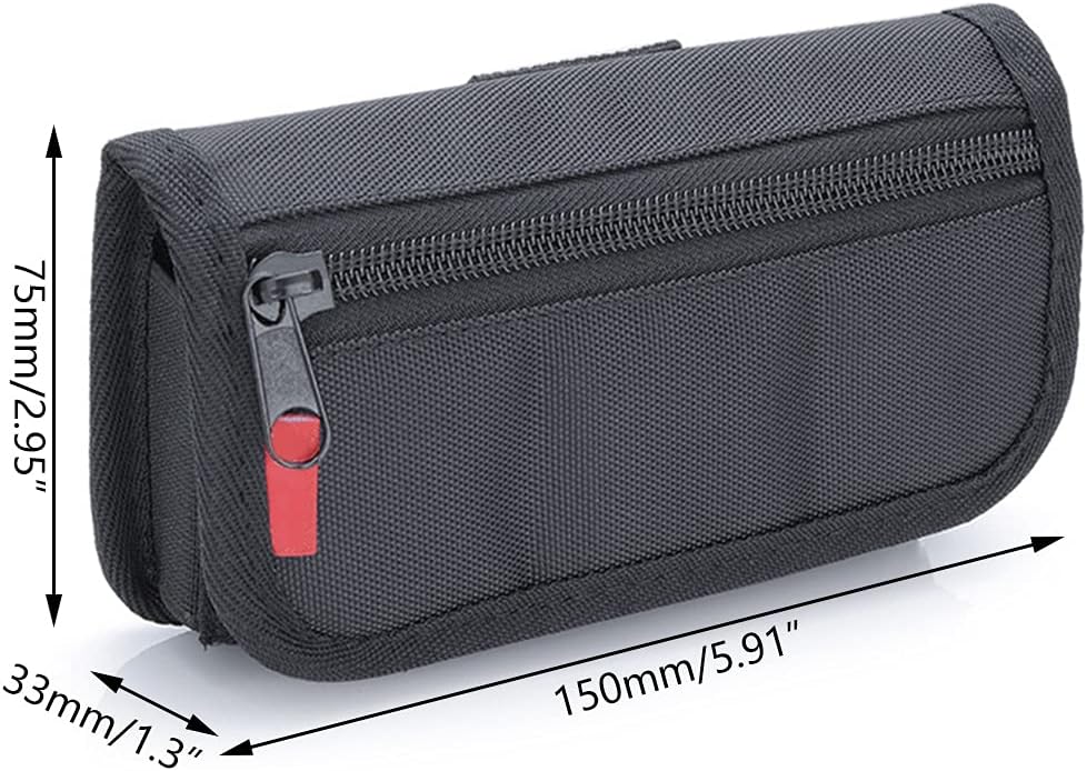 Camera Battery Case, With Sd Card Holder Pouch, For Lp-E6/ En-El15/ Np-Fw50/ Np-F550/ Aa Battery And Tf/Sd Memory Card