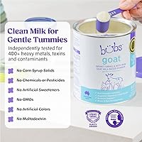 Vista 3 de Bubs Fórmula de leche entera de cabra con hierro, polvo a base de leche de cabra, para bebés de 0 a 12 meses, hecha con leche de cabra sin OMG, 20