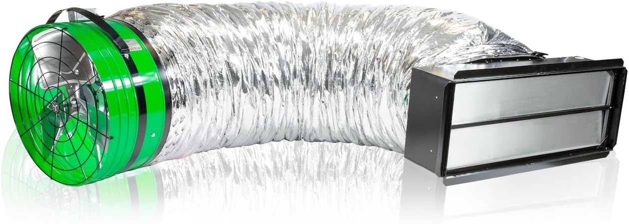 Quietcool QC ES-7000 RF Energy Saver Advanced Whole House Fan with Wireless Control - Up to 6878 CFM - As low as 164 watts - Two Speed - Covers up to 3,439 SQFT - 10 Year Warranty