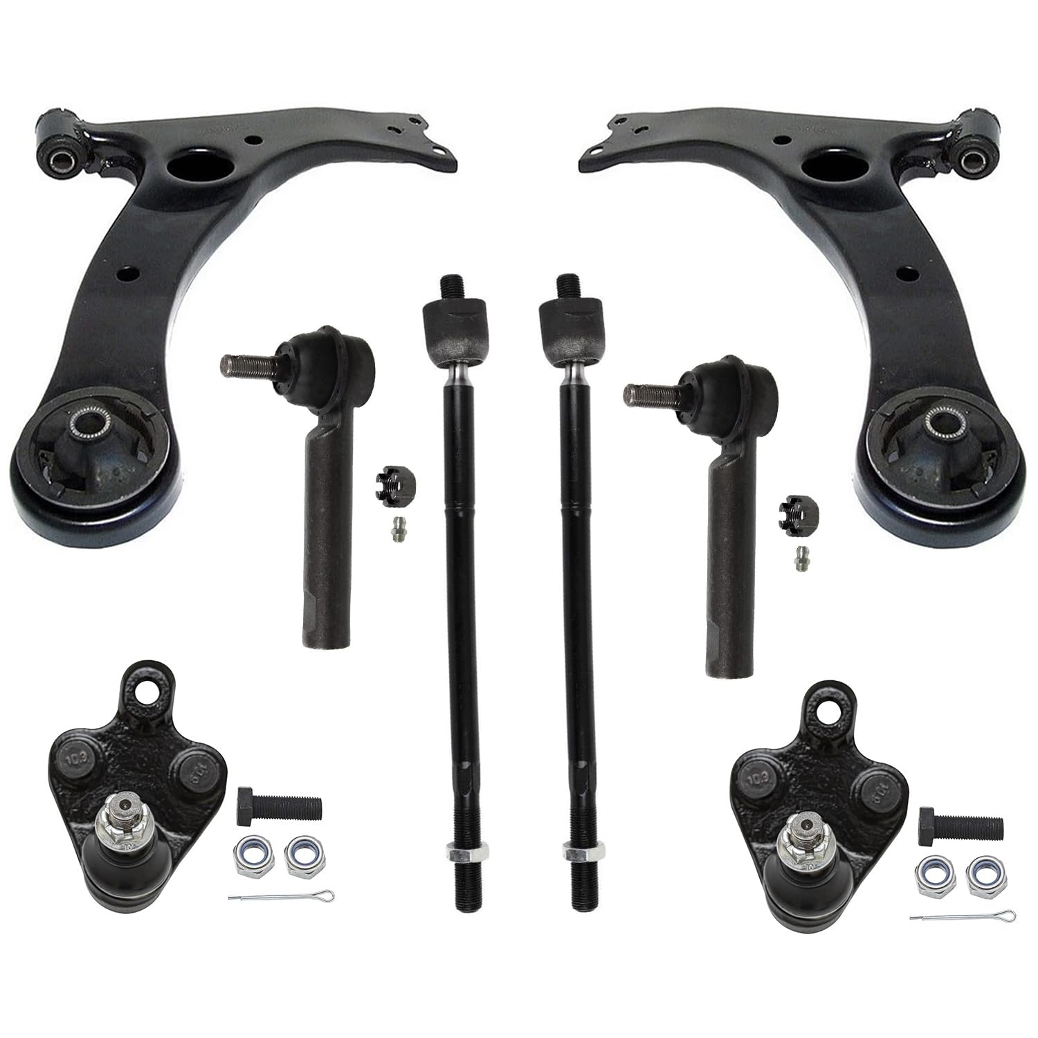 Detroit Axle - 1.8L 8pc Front End Kit for 2009 2010 2011 2012 2013