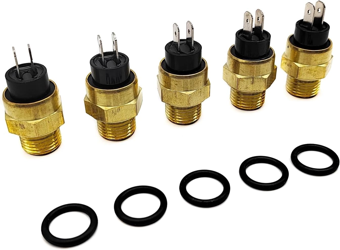 Engine Water Temperature Sensor 80 Degree M16 Temperature Fit for CF500cc X5 0010-135000 CF188 ATV UTV GO Kart CF SWCGQ-C-CF500(2PC)