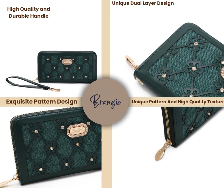 Wildflower Handmade Wristlet Wallet3