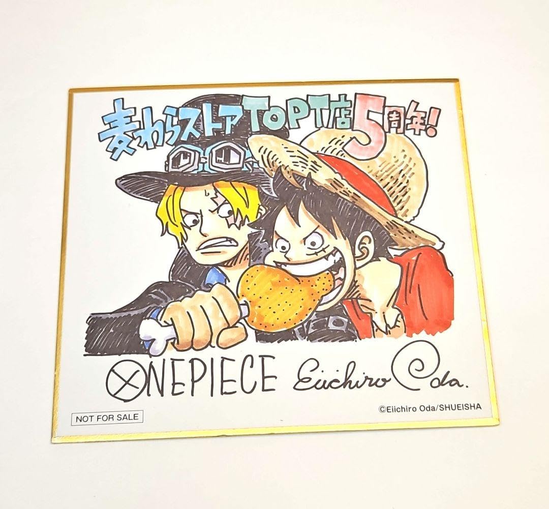 ワンピース　麦わらストア　色紙 ワンピース 麦わらストア 色紙 ONE PIECE 麦わらストア公式 on X