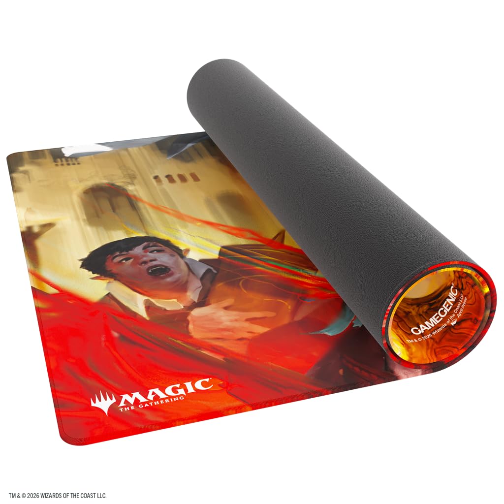 Gamegenic – MTG – Secrets of Strixhaven Prime Playmat: Ajani's Response – Accessorio da Gioco – Tappeto Stampato a Colori – Multilingue