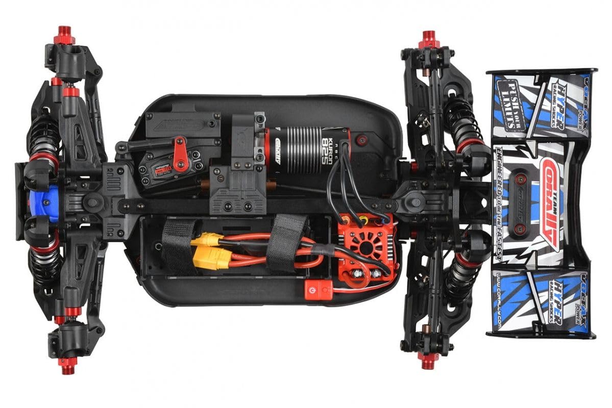 Corally RC Auto Spark XB-6 RTR niebieski 4WD 1:8 Buggy 6S bezszczotkowy Power - bez baterii, bez ładowarki