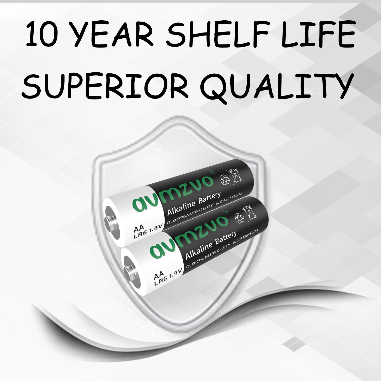 AA-batterien, LR6 1,5V, Leistungsstark, 400 Stück Alkaline Batteries, langlebige Power, Kann für Spielzeug, Wecker und andere elektronische Geräte verwendet Werden【10 Jahre Garantie】