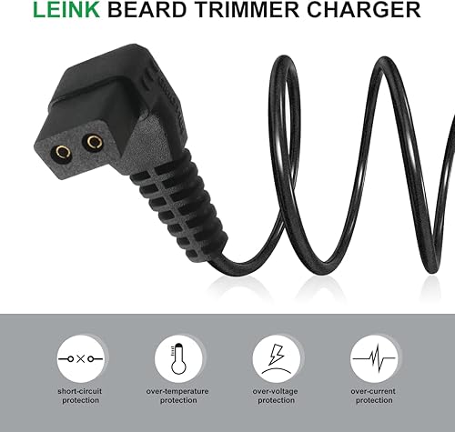 Miniatura 2 de Lenink Cargador compatible con la recortadora Wahl Aqua Blade, cable de alimentación USB de repuesto compatible con Wahl Aqua Blade Stubble