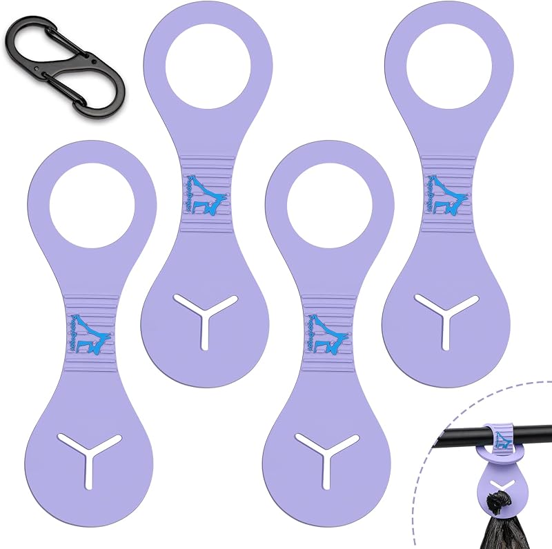 Porta-Sacos para Fezes de Cães em Silicone PuppyDoggy Roxo 4 Peças