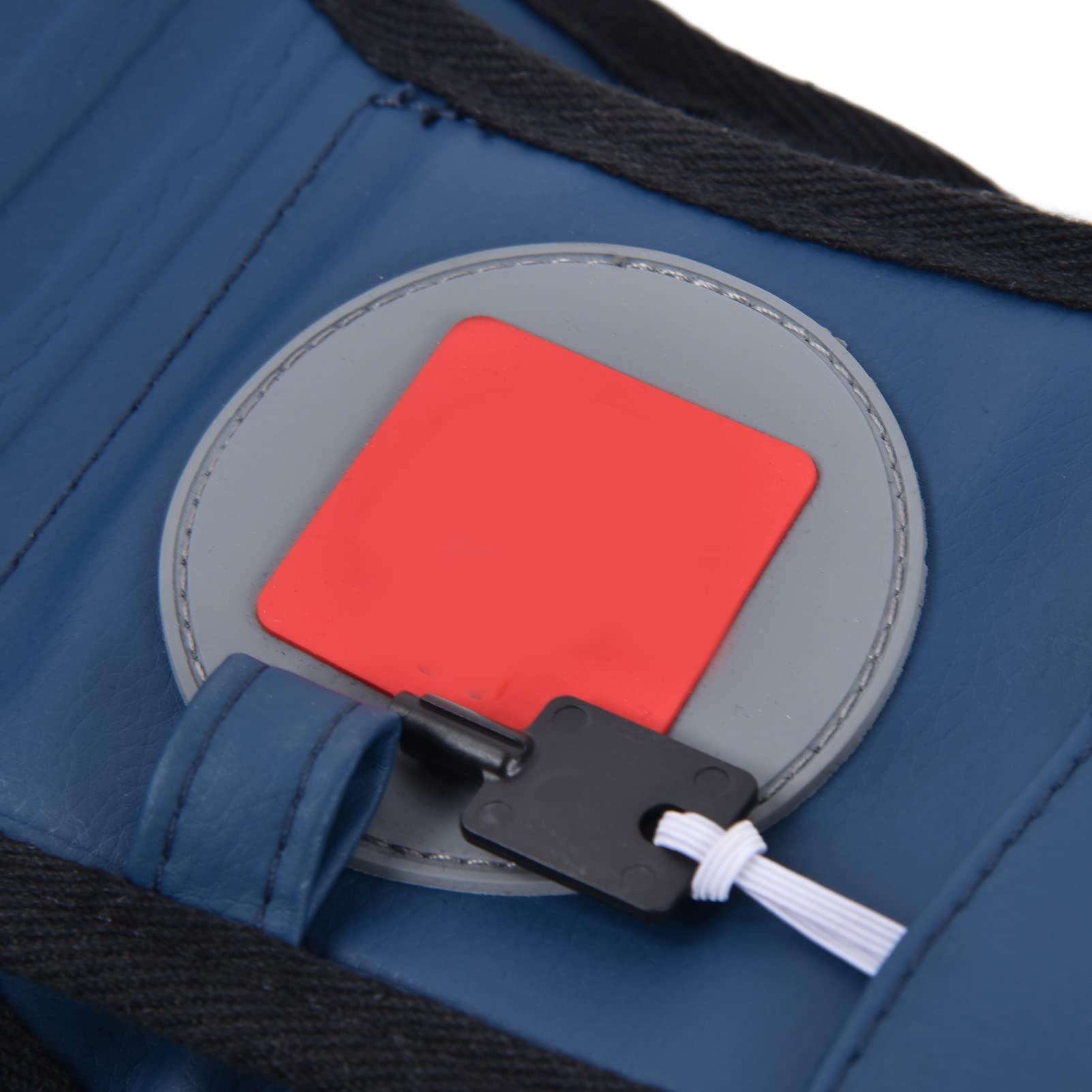 Cinturón de soporte lumbar 2 en 1 Alivio del dolor Terapia de descompresión de espalda para conducir sentado durante mucho tiempo Tejido de punto TPU PU 45.67x6.10x9.84in 22.72oz (Azul)