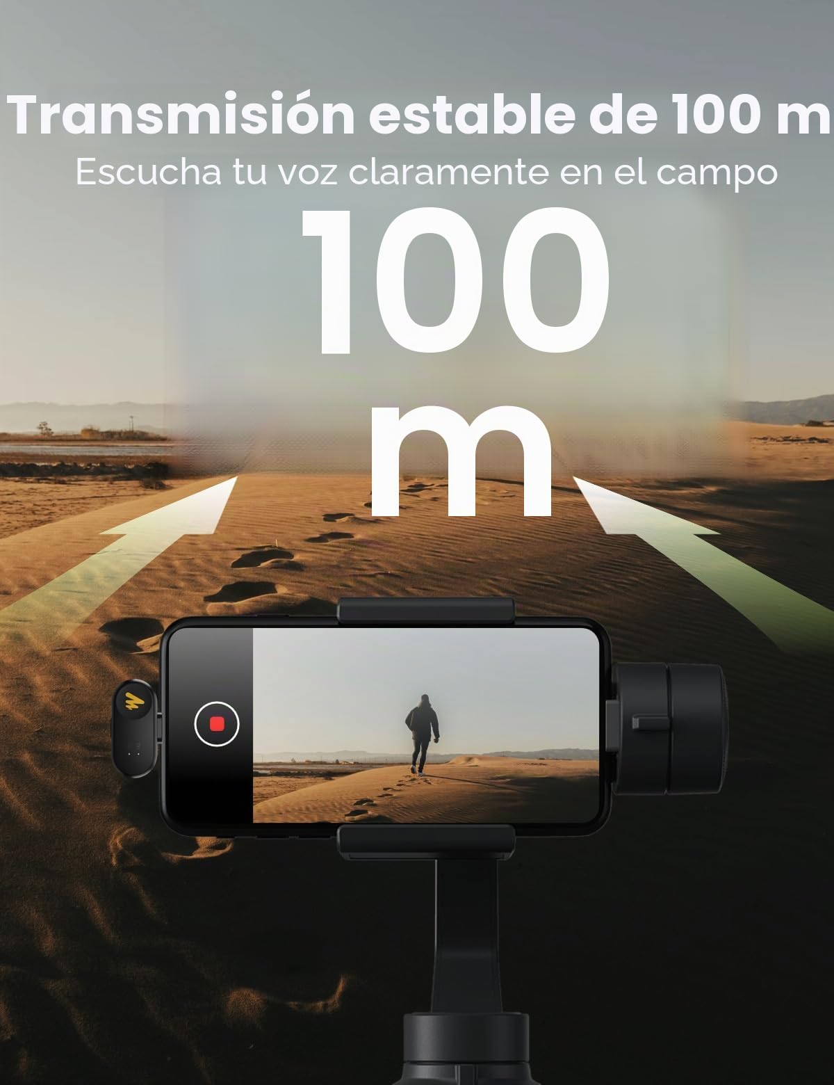 MAONO Wave T1 Mini micrófono inalámbrico para iPhone 16/15, Android, Tablet y PC, con USB-C, cancelación de Ruido, Voz AI y Estuche de Carga 30 h – micrófono de Solapa para vídeos, TikTok y Youtube