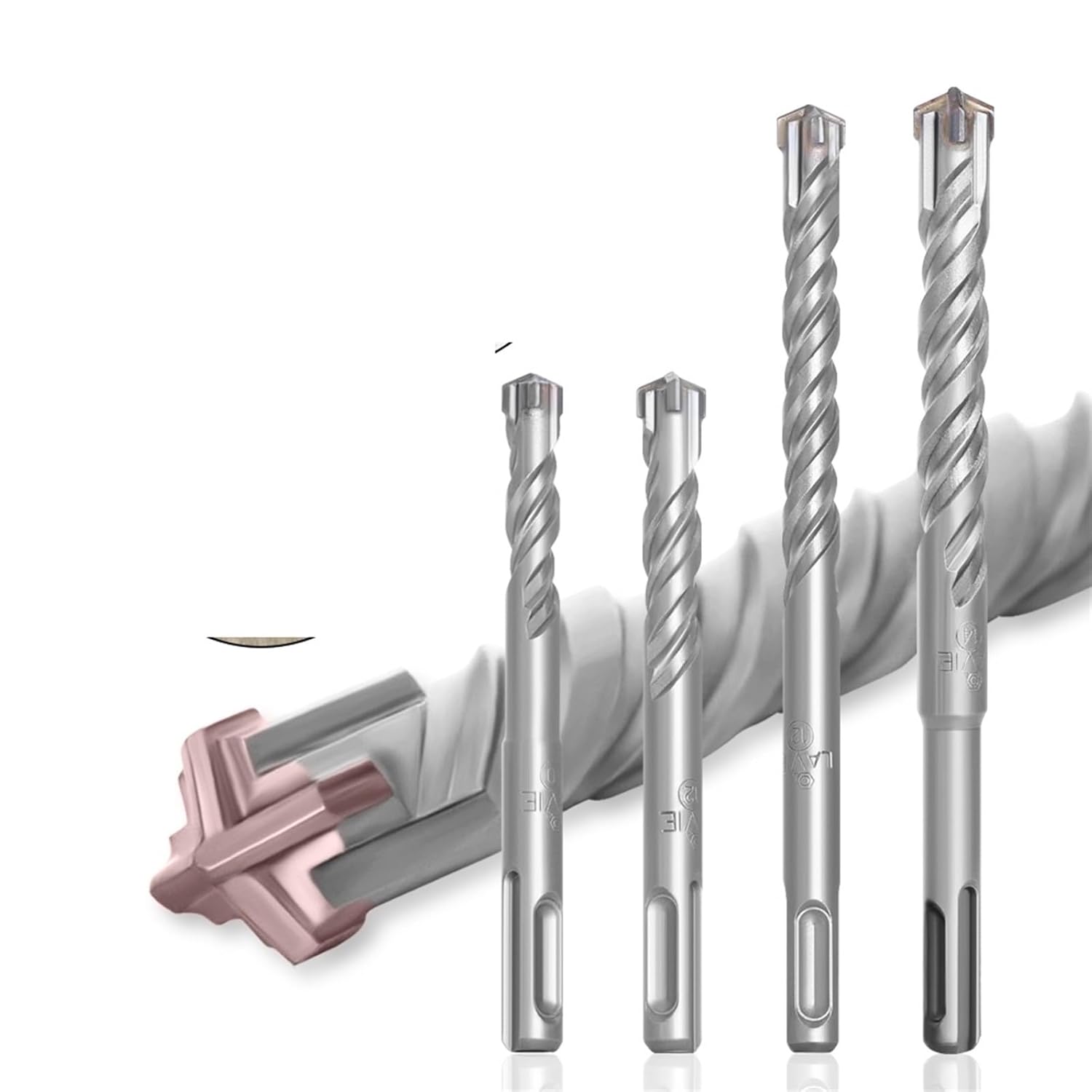 1Pcs Concrete Drill Bit Cross Tips 4 Cutters 110mm 160mm Wall Brick Block Hammer Masonry Drilling Bits(8mm,160MM_SDS Plus)