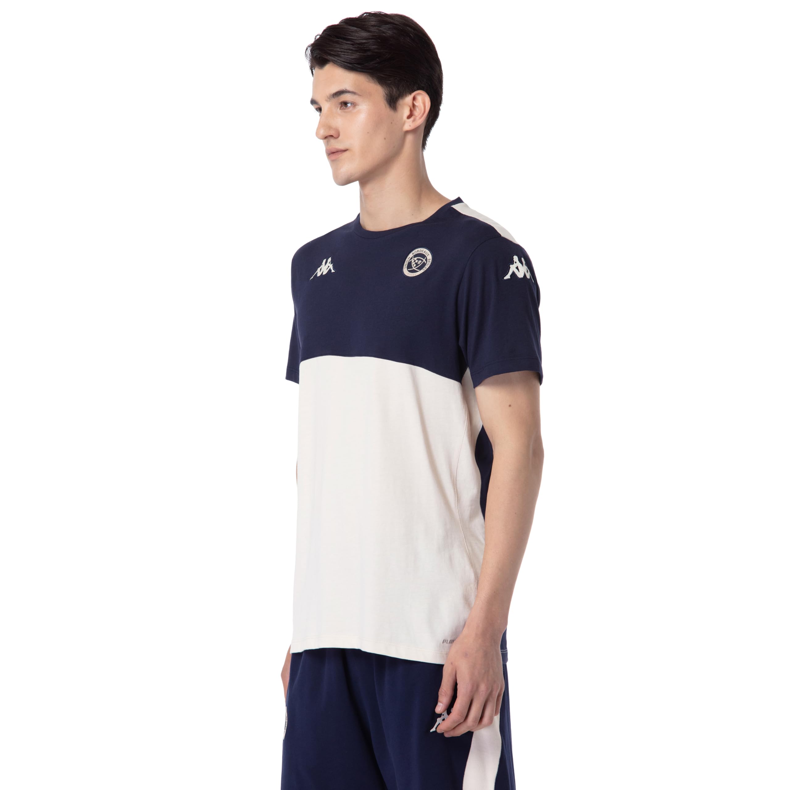 T-Shirt Ayba 8 UBB Union Bordeaux Bègles Officiel Rugby - Homme - (FR/ES, Alpha/Lettres, L, Taille Normale, Taille Normale, Bleu)
