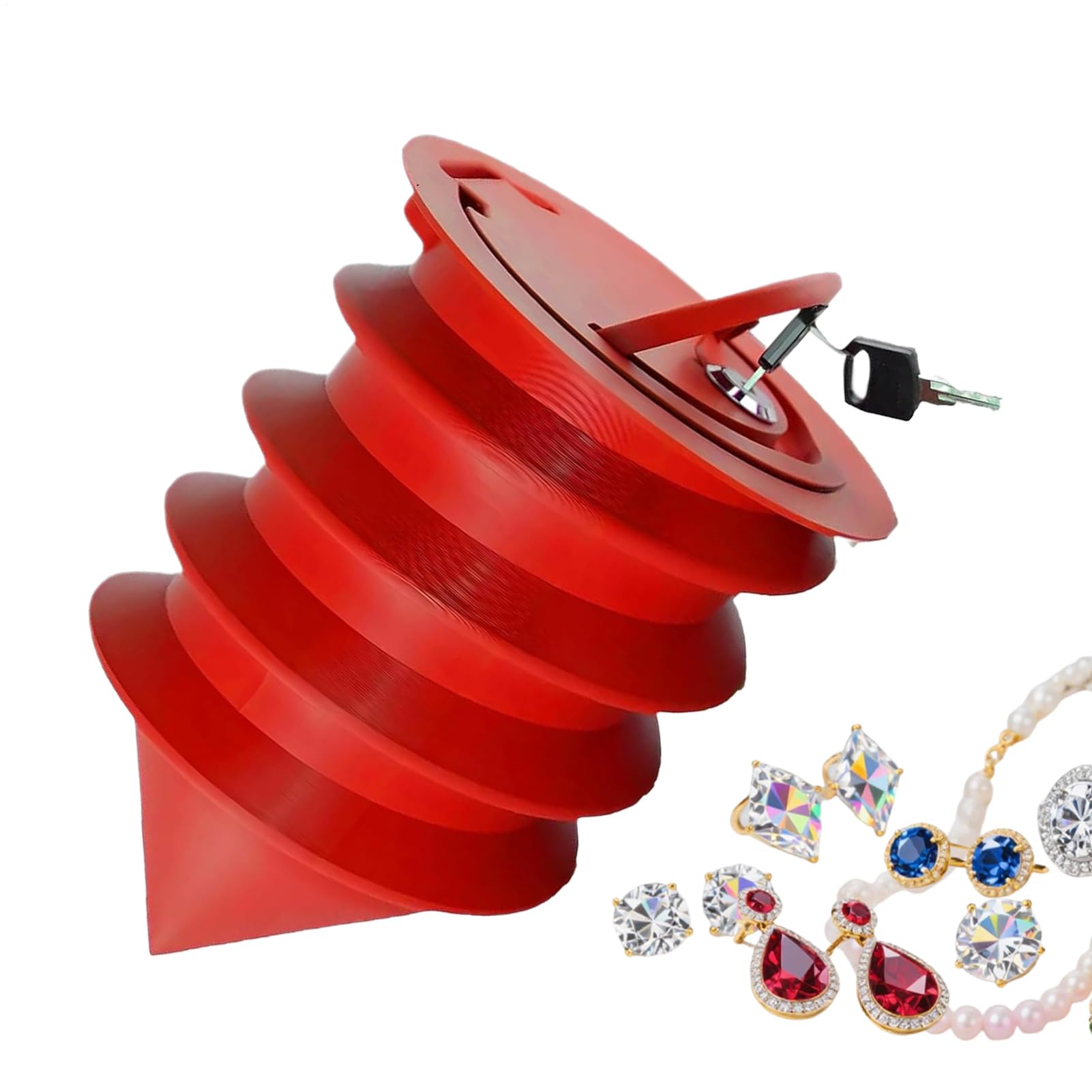 Coffre-fort portable plage étanche sable antivol argent voyage