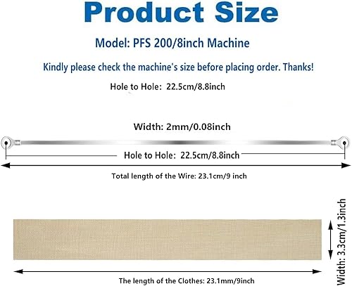 Miniatura 5 de Piezas de repuesto para sellador de impulsos, tiras de sellado térmico de 16 pulgadas, cintas de teflón, elemento de repuesto, agarre, sellador de