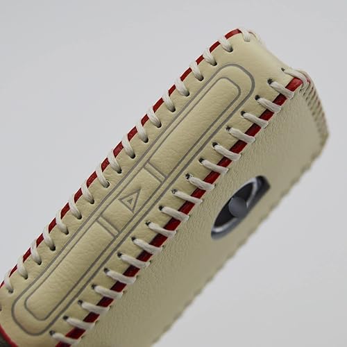 Miniatura 10 de Zorratin Funda protectora de cuero real para llavero sin llave para Volvo XC40 XC60 XC90 S60 S90 V60 V90 2019-2025