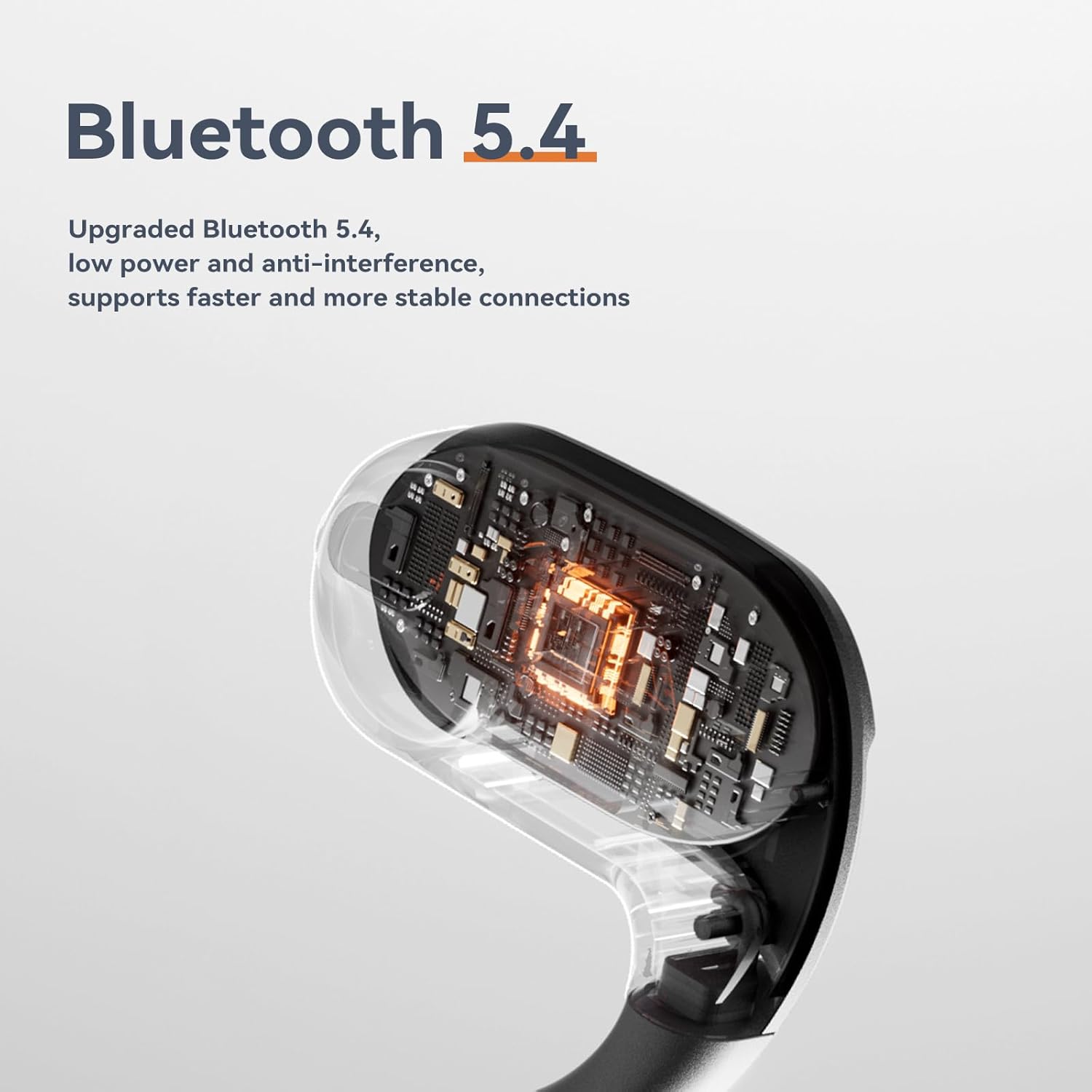 Sanag G1S Open Ear Headphones Wireless Bluetooth 5.4, Best Lightweight Air Conduction Headset, 360° Stereo Sound, 60H Playtime, Location Search, Ear Earbuds for Running Workouts Sport - Image 7