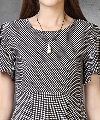 Image of QIQI Women's Crepe A-Line Maxi Casual Dress
