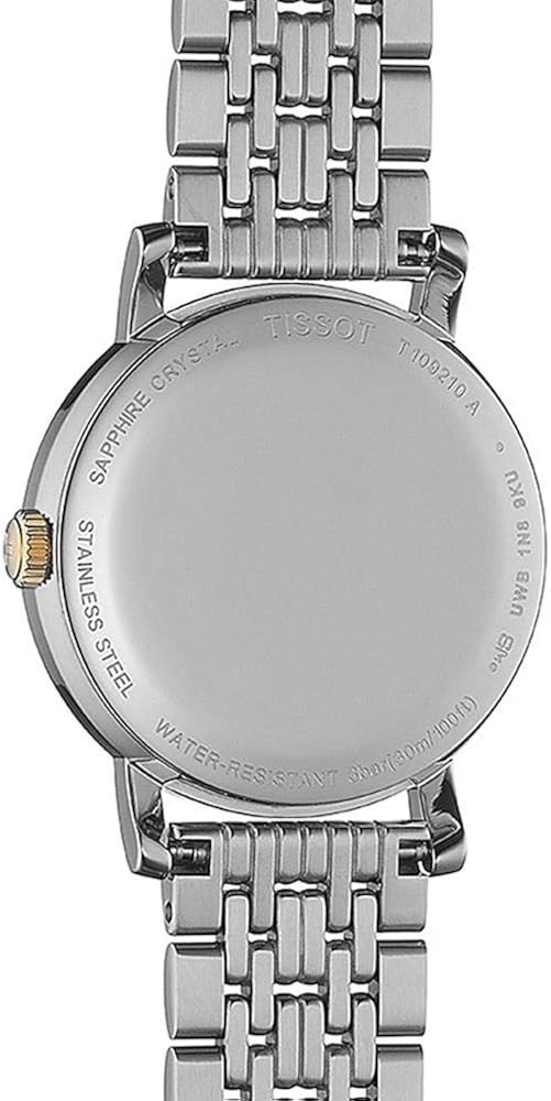 Tissot Orologio Analogico Quarzo Unisex Adulto con Cinturino in Acciaio Inox T1092102203100 Tissot Orologio Analogico Quarzo Unisex Adulto con Cinturino in Acciaio Inox T1092102203100
