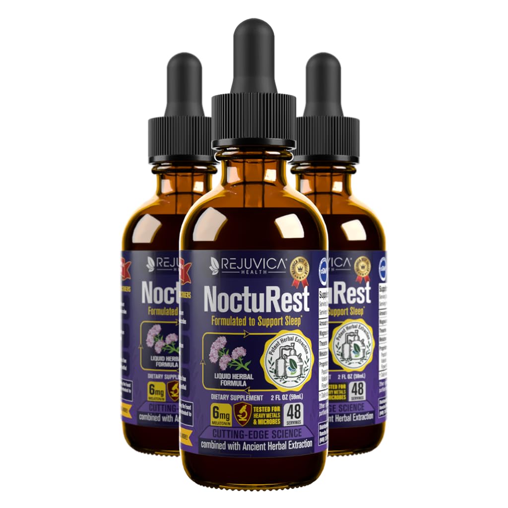 Sponsored Ad - Advanced Sleep Support Supplement - Liquid Delivery for Better Absorption - Melatonin, Magnesium, Theanine, Valerian, Passionflower, Chamomile & More!