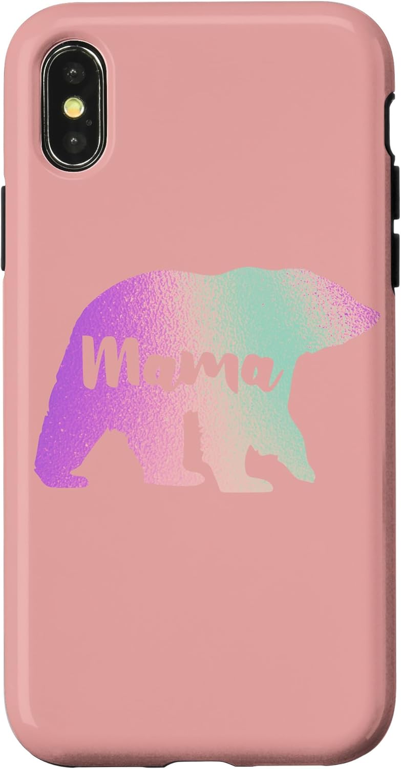 iPhone 14 Pro Rainbow Mama Bear Rose Case