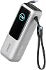 Anker Power Bank 25000mAh, Built-In & Retractable USB-C Cable PD CompatiblePSE Technical Standards CompliantUSB-C Input Compatible 165W Output, MacBook PD Compatible with Windows PC, iPad Pro