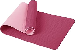 Good Nite Yoga Mat for Gymnastics, Exercise, Fitness, Non-Slip, Sports Pilates with Carrying Strap 183 x 61 x 0.6 cm
